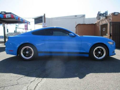 Blue 2017 Ford Mustang V6