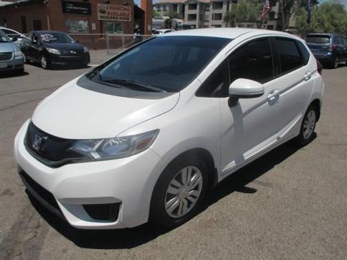 White Orchid Pearl 2015 Honda Fit LX