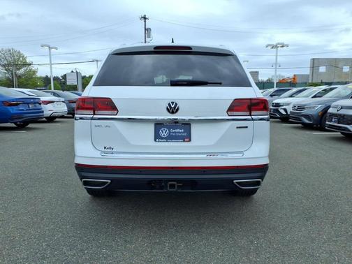 Pure White 2021 Volkswagen Atlas 3.6 V6 SEL Premium
