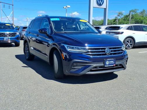 Atlantic Blue 2022 Volkswagen Tiguan 2.0T SE