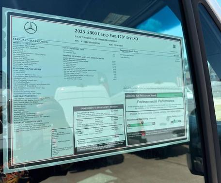 2025 Mercedes-Benz Sprinter 2500 High Roof