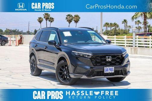 Crystal Black Pearl 2025 Honda CR-V Hybrid Sport