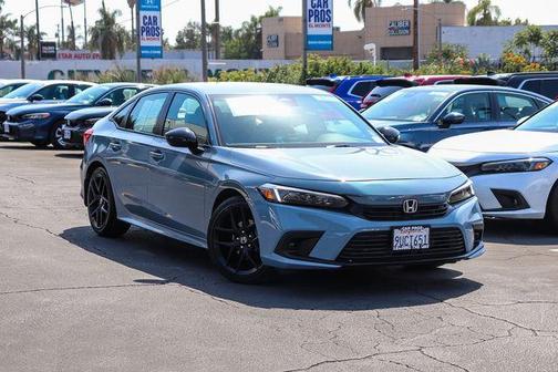 Meteorite Gray Metallic 2024 Honda Civic Sport