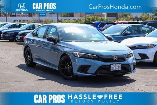 Meteorite Gray Metallic 2024 Honda Civic Sport