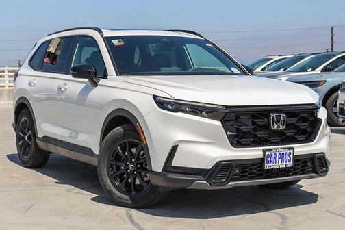 Platinum White Pearl 2026 Honda CR-V Hybrid Sport-L