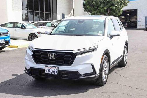 Platinum White Pearl 2023 Honda CR-V EX