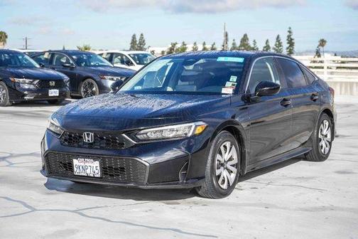 Crystal Black Pearl 2025 Honda Civic LX