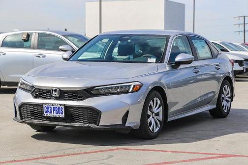 Solar Silver Metallic 2026 Honda Civic LX