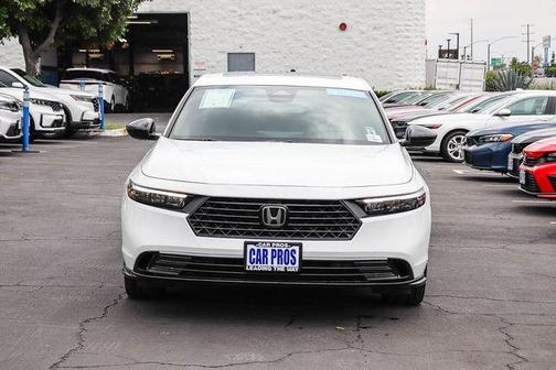 Platinum White Pearl 2023 Honda Accord Hybrid Sport-L