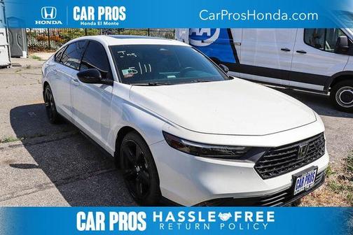 Platinum White Pearl 2023 Honda Accord Hybrid Sport-L
