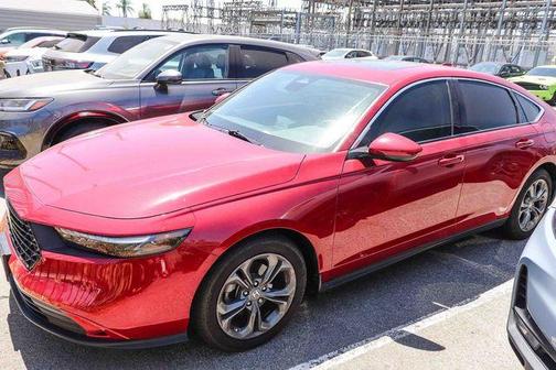 Radiant Red Metallic 2024 Honda Accord EX