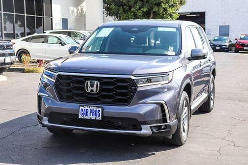 Modern Steel Metallic 2024 Honda Pilot EX-L 7-Passenger