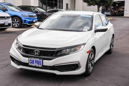 White Orchid Pearl 2019 Honda Civic LX