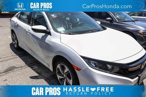 Platinum White Pearl 2021 Honda Civic LX