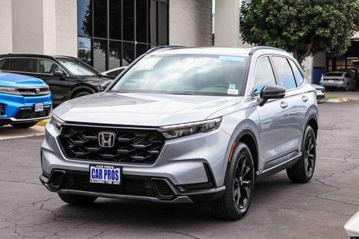 Lunar Silver Metallic 2024 Honda CR-V Hybrid Sport