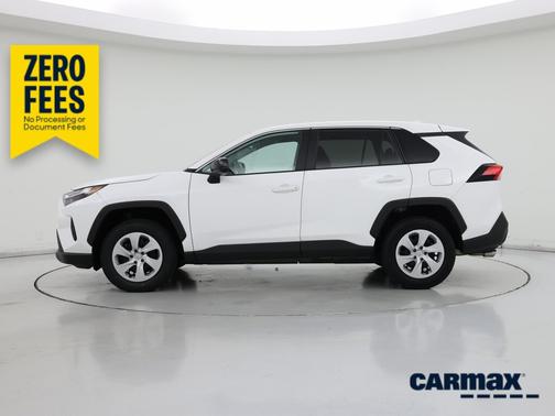 White 2025 Toyota RAV4 LE