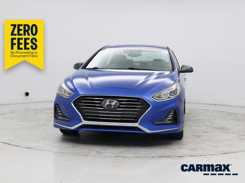 Blue 2018 Hyundai SONATA SEL