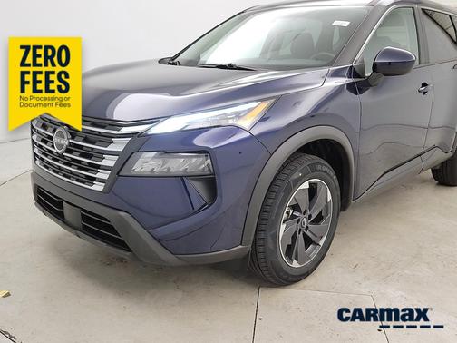 Blue 2025 Nissan Rogue SV