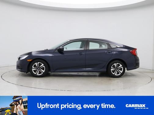 Blue 2017 Honda Civic LX