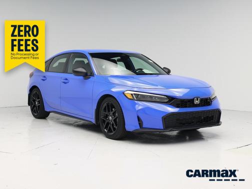 Blue 2025 Honda Civic Sport