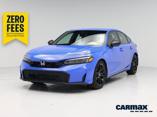 Blue 2025 Honda Civic Sport