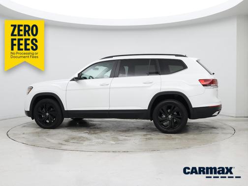 White 2022 Volkswagen Atlas SE w/Tech