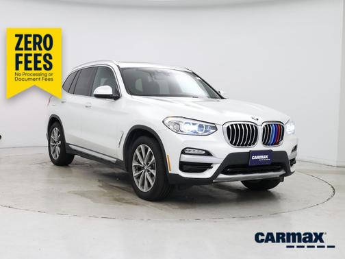 White 2019 BMW X3 XDrive30i
