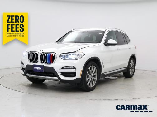 White 2019 BMW X3 XDrive30i