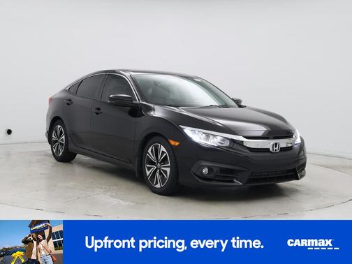 Black 2016 Honda Civic EX-T