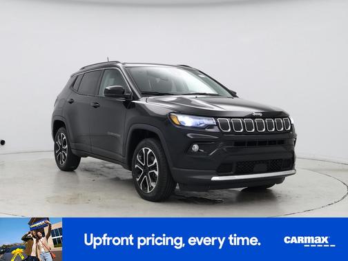 Black 2022 Jeep Compass Limited