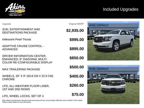 Iridescent Pearl Tricoat 2019 Chevrolet Tahoe Premier