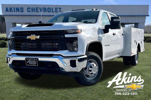 Summit White 2026 Chevrolet Silverado 3500 WT