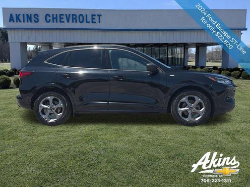 Agate Black Metallic 2024 Ford Escape ST-Line