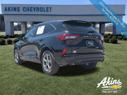 Agate Black Metallic 2024 Ford Escape ST-Line