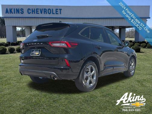 Agate Black Metallic 2024 Ford Escape ST-Line