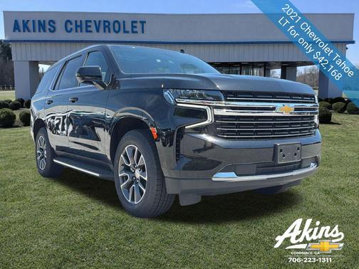 Black 2021 Chevrolet Tahoe LT