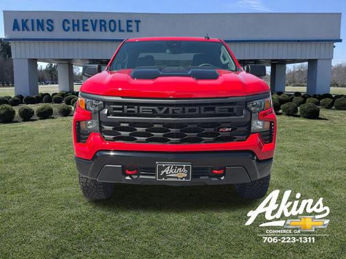 Red Hot 2026 Chevrolet Silverado 1500 Custom Trail Boss