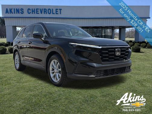 Black 2025 Honda CR-V EX 2WD