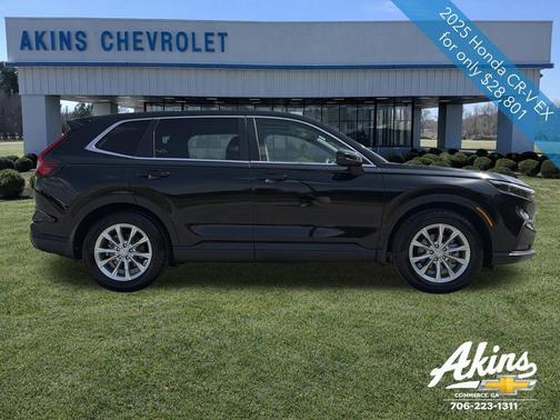 Black 2025 Honda CR-V EX 2WD
