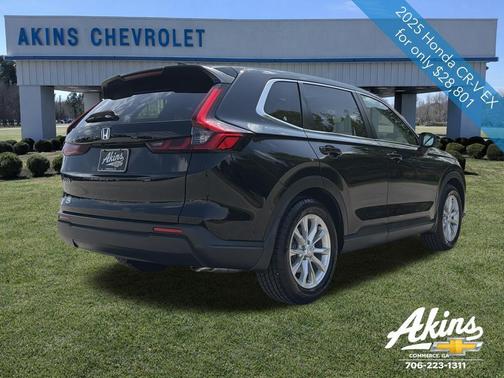 Black 2025 Honda CR-V EX 2WD