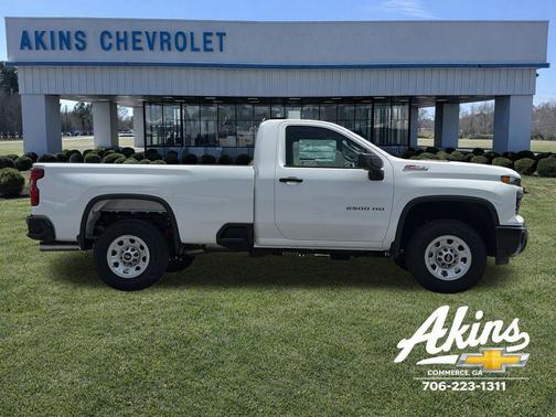 Summit White 2025 Chevrolet Silverado 2500 WT