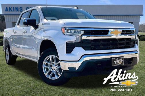 Summit White 2026 Chevrolet Silverado 1500 LT