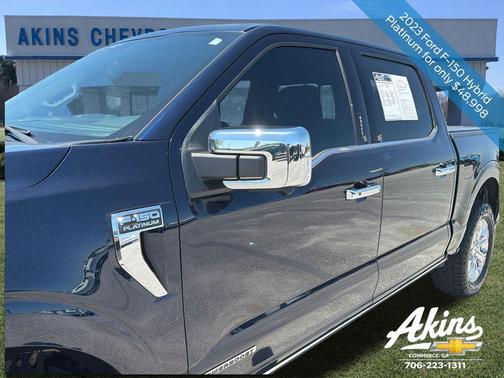 Antimatter Blue Metallic 2023 Ford F-150 Platinum