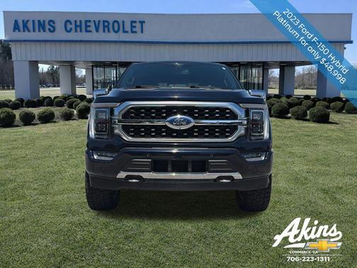 Antimatter Blue Metallic 2023 Ford F-150 Platinum