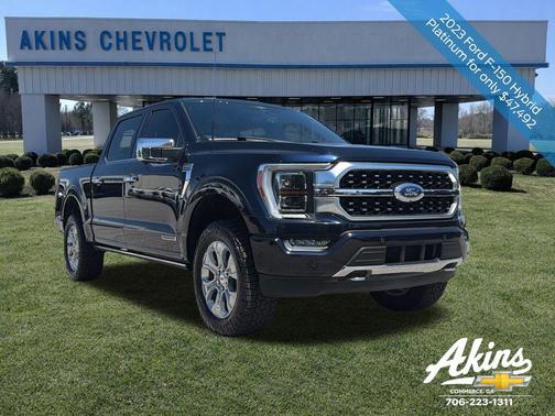 Antimatter Blue Metallic 2023 Ford F-150 Platinum