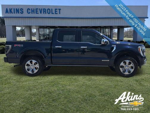 Antimatter Blue Metallic 2023 Ford F-150 Platinum