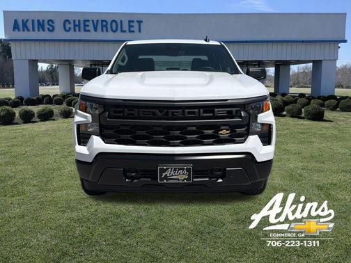 Summit White 2026 Chevrolet Silverado 1500 Base