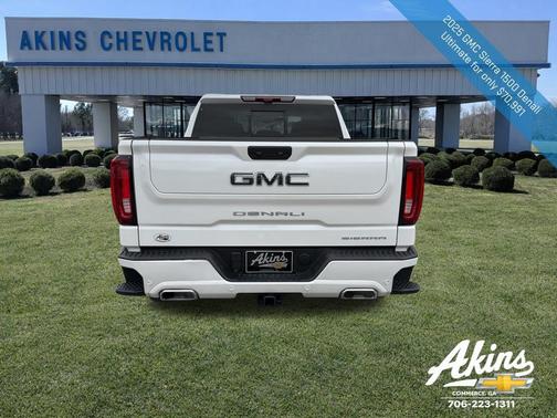 White Frost Tricoat 2025 GMC Sierra 1500 Denali Ultimate