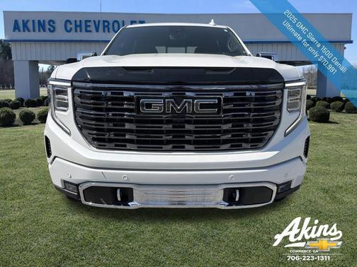 White Frost Tricoat 2025 GMC Sierra 1500 Denali Ultimate