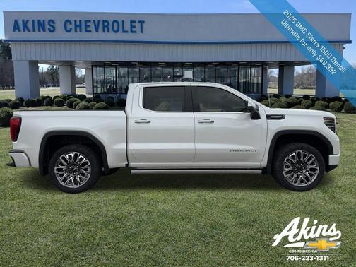 White Frost Tricoat 2025 GMC Sierra 1500 Denali Ultimate